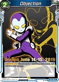Objection (Origins 2019) (BT1-052_PR) [Tournament Promotion Cards]