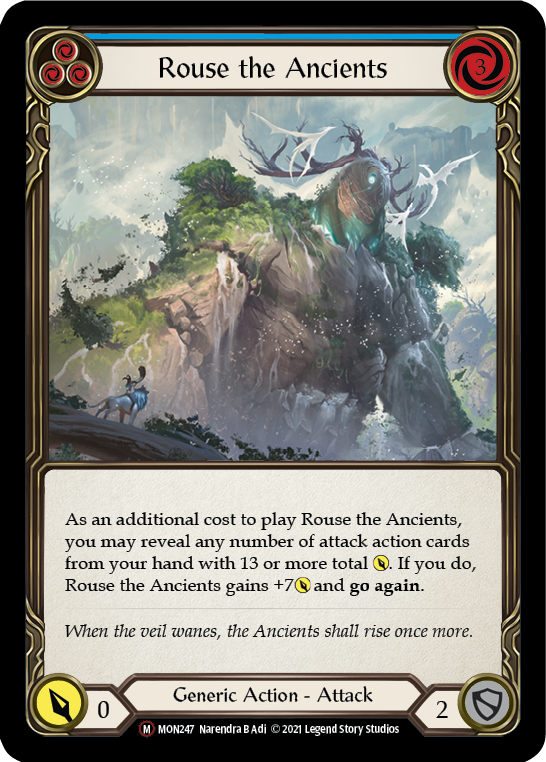 Rouse the Ancients [U-MON247-RF] Unlimited Rainbow Foil