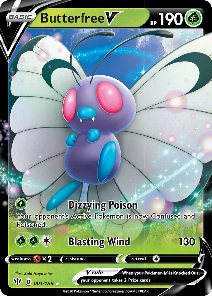 Butterfree V (1/189) [Sword & Shield: Darkness Ablaze]