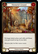 Memorial Ground (Blue) [U-MON305-RF] Unlimited Rainbow Foil
