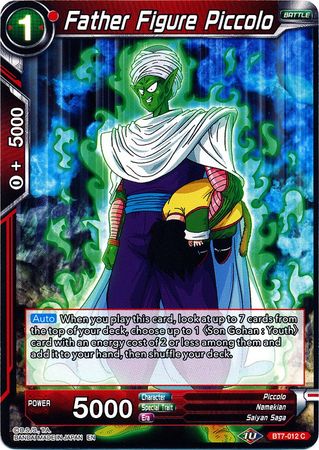 dragon ball super card game piccolo deck Dragon Ball Super Trading Card Game Power Absorbed Single Card Starter Rare Piccolo, Piercing Flash SD21-05