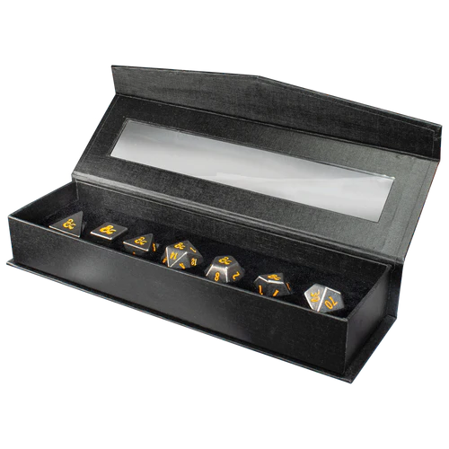 Heavy Metal Realmspace RPG Dice Set (7ct) for Dungeons & Dragons