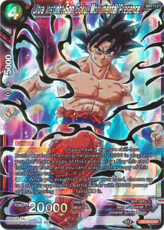 Ultra Instinct Son Goku, Monumental Presence [DB2-002]