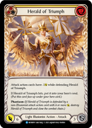 Herald of Triumph (Yellow) [MON009-RF] 1st Edition Rainbow Foil
