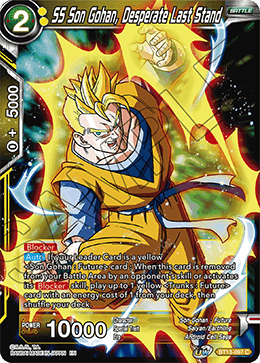 SS Son Gohan, Desperate Last Stand (Common) [BT13-097]