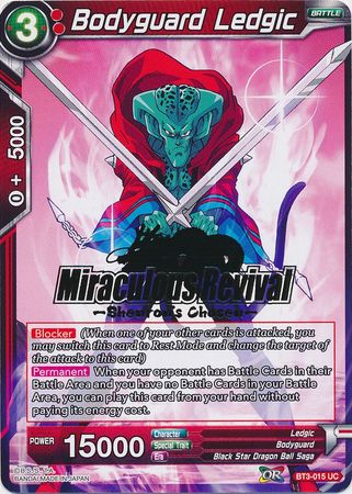 Bodyguard Ledgic (Shenron's Chosen Stamped) (BT3-015) [Tournament Promotion Cards]