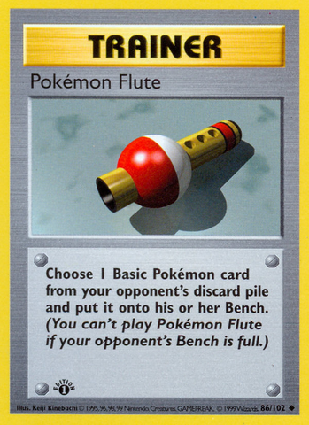 Pokemon Flute (86/102) [Base Set 1st Edition]