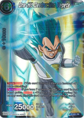 One-Hit Destruction Vegeta (P-001) [Promotion Cards]