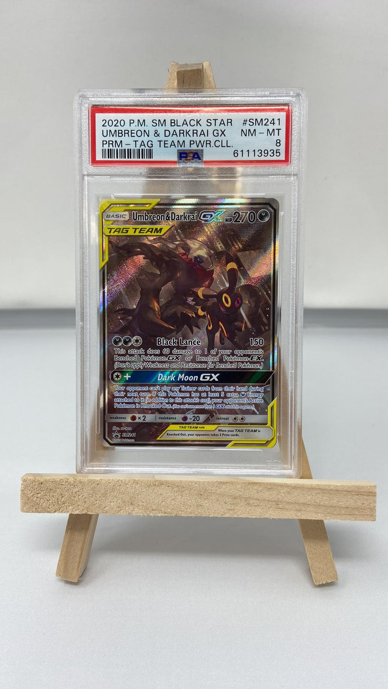 Umbreon & Darkrai GX Tag Team SM241 PSA 9 61113931