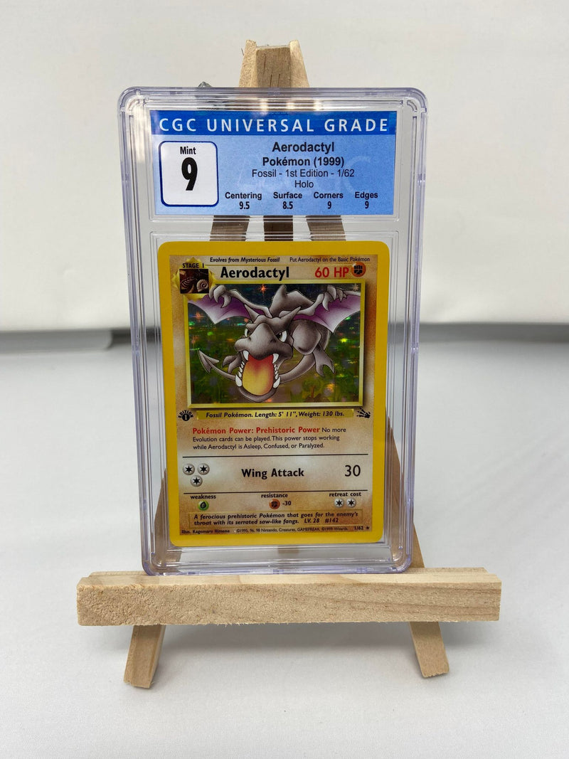 Aerodactyl Fossil 1st Edition CGC 9 3777107031