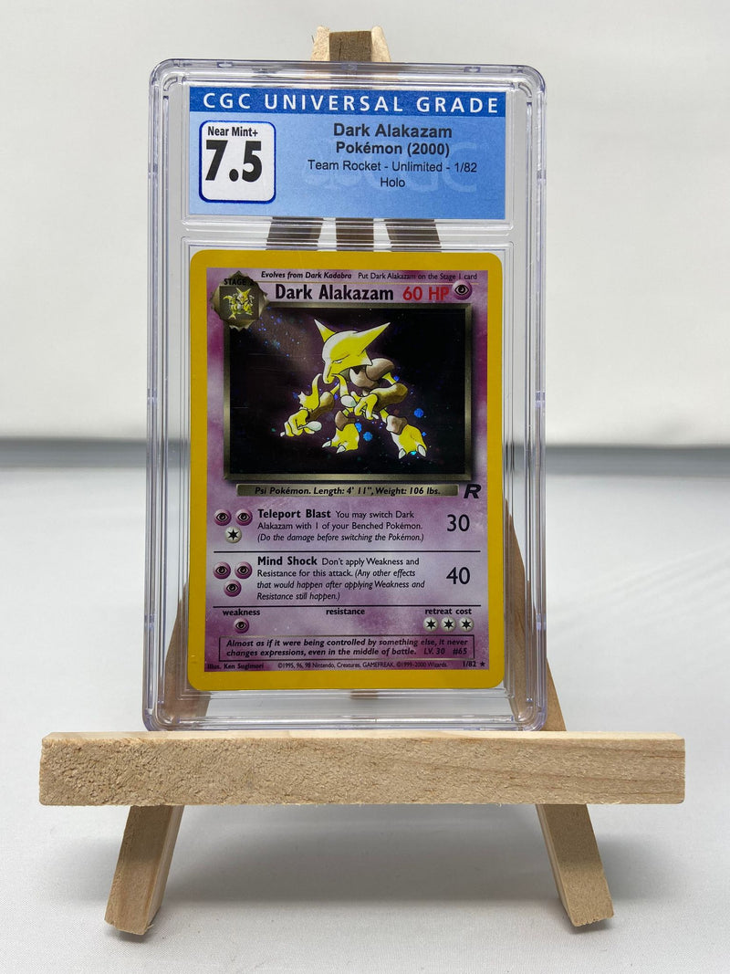 Dark Alakazam 1/82 Team Rocket CGC 7.5 3755357015