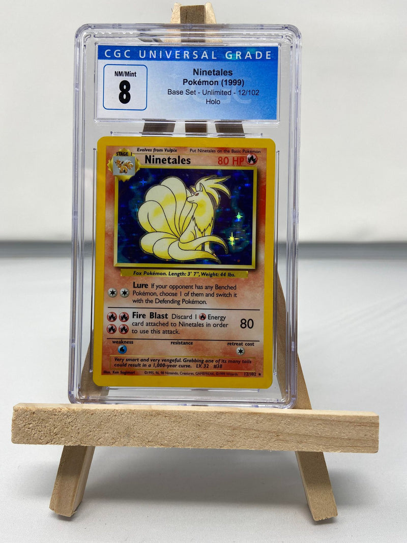Ninetales 12/102 Base Set CGC 8 3828227006