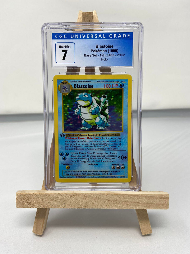 Blastoise 2/102 Base Set 1st Edition Shadowless CGC 7 4167411012