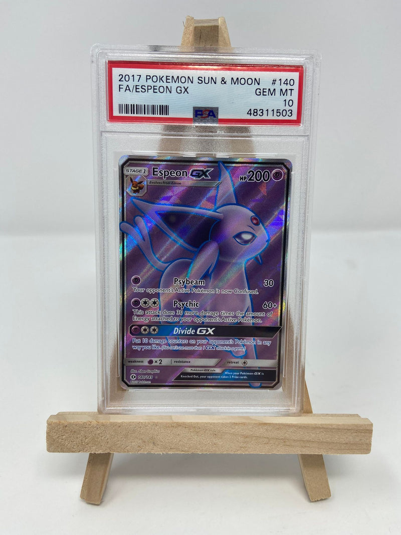 Espeon GX Sun & Moon 140/149 PSA 10 48311503