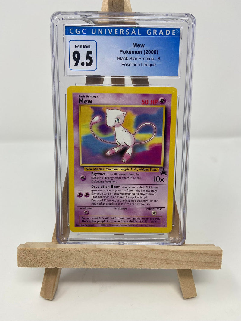 Mew Black Star Promo 8 CGC 9.5 4080665165