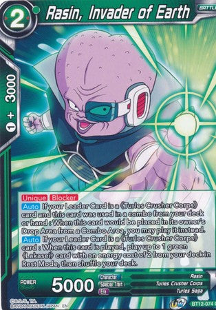 Rasin, Invader of Earth [BT12-074]