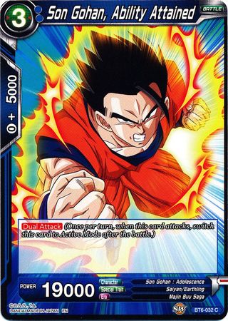 Son Gohan, Ability Attained [BT6-032]