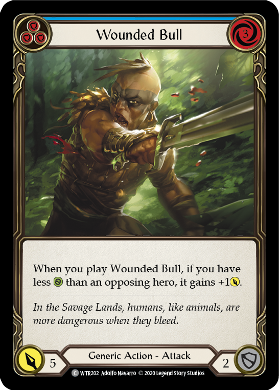 Wounded Bull (Blue) [U-WTR202] Unlimited Normal