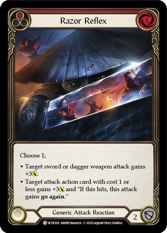 Razor Reflex (Red) [U-WTR209] Unlimited Rainbow Foil