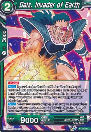 Daiz, Invader of Earth [BT12-072]