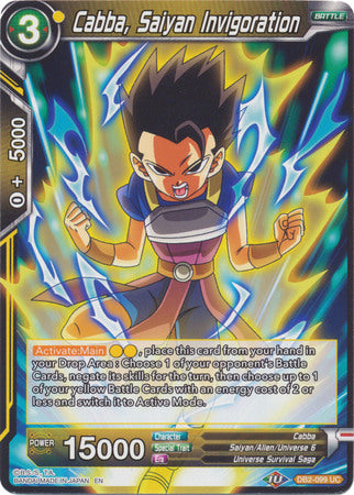 Cabba, Saiyan Invigoration [DB2-099]