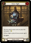 Force Sight (Yellow) [ARC207-C] 1st Edition Rainbow Foil