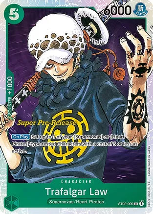 Trafalgar Law - Super Pre-Release Starter Deck 2: Worst Generation (ST-02 PRE)