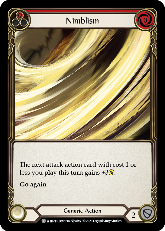Nimblism (Red) [U-WTR218] Unlimited Rainbow Foil