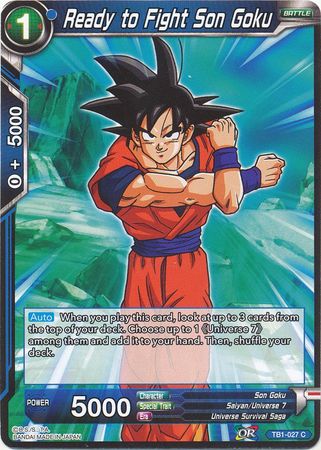 Ready to Fight Son Goku [TB1-027]
