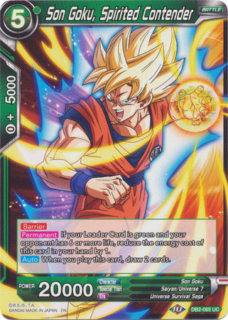 Son Goku, Spirited Contender [DB2-065]