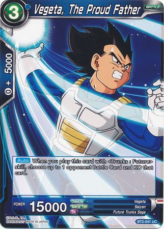Vegeta, The Proud Father [BT2-041]
