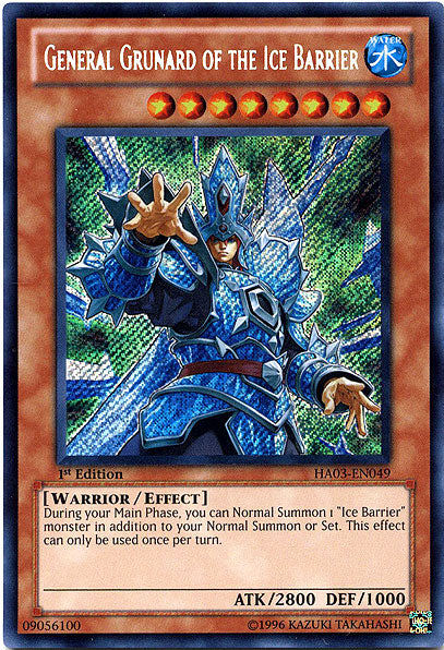 yugioh cards ice barrier YuGiOh Freezing Chains Ultra Rare Revealer of the Ice Barrier SDFC-EN002