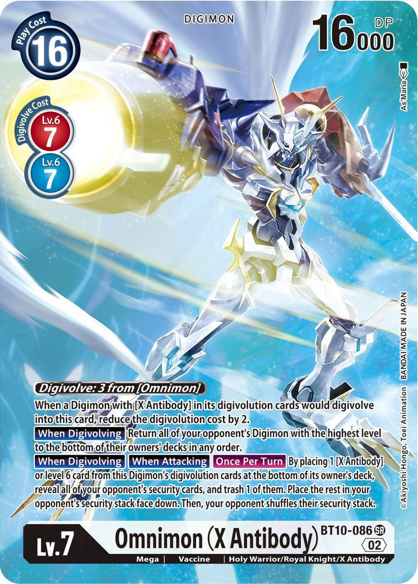 omnimon digimon card game Omnimon (X Antibody) [BT10-086] (Alternate Art) [Xros Encounter]
