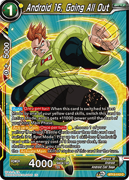 Android 16, Going All Out (Common) [BT13-112]
