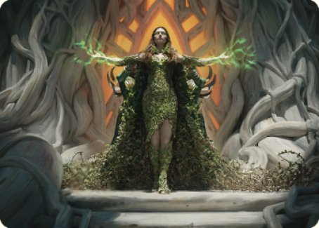 Titania, Voice of Gaea Art Card [The Brothers' War Art Series]