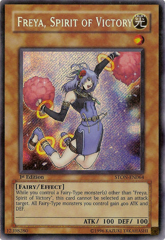 Freya, Spirit of Victory [STON-EN064] Secret Rare