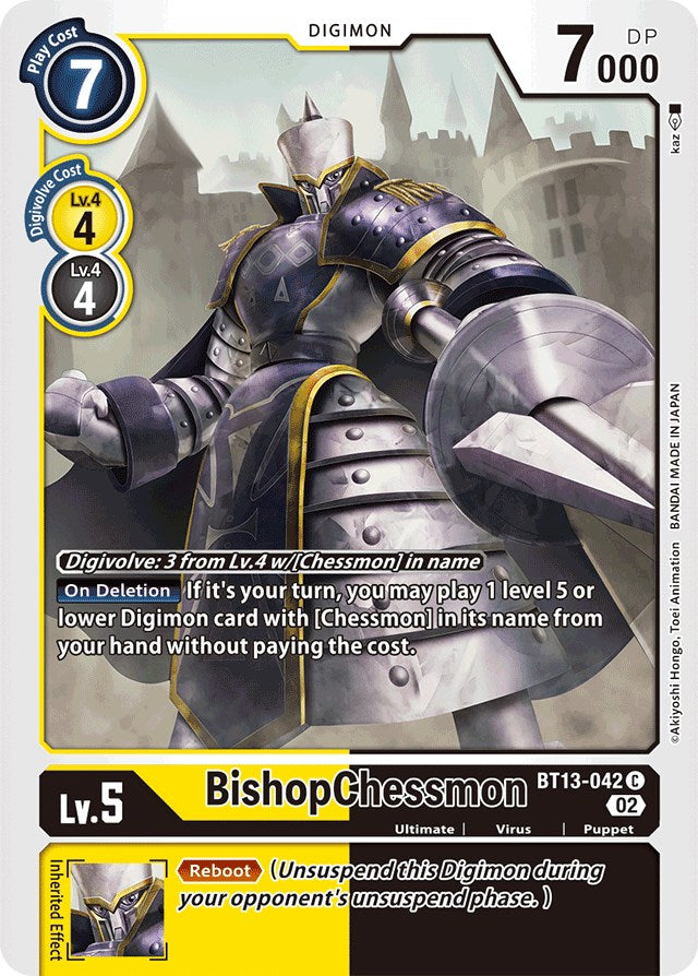 BishopChessmon [BT13-042] [Versus Royal Knight Booster]