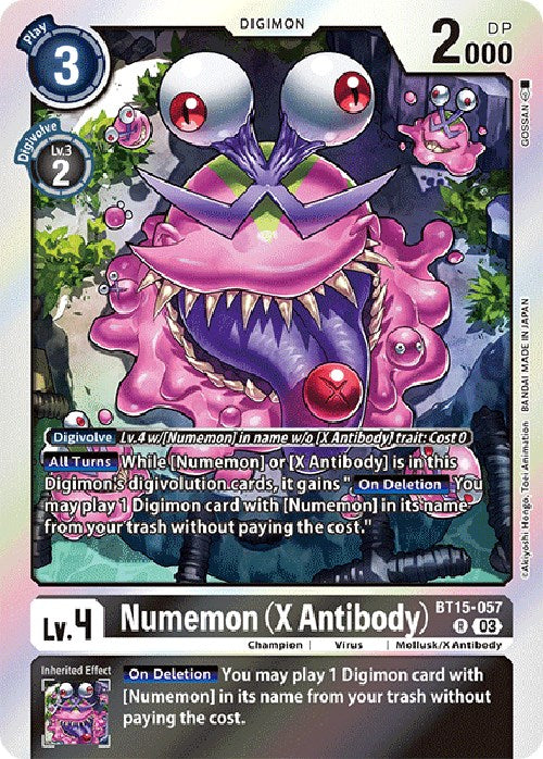 Numemon [BT15-057] (X Antibody) [Exceed Apocalypse]