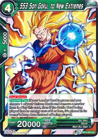 SS3 Son Goku, to New Extremes [BT11-074]