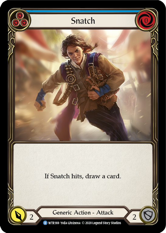 Snatch (Blue) [U-WTR169] Unlimited Rainbow Foil