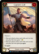 Captain's Call (Red) [MON260-RF] 1st Edition Rainbow Foil