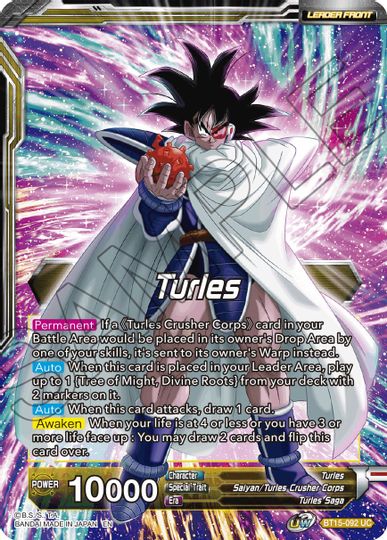Turles // Turles, Accursed Power (BT15-092) [Saiyan Showdown Prereleas