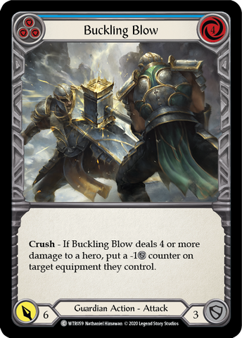 Buckling Blow (Blue) [U-WTR059] Unlimited Rainbow Foil
