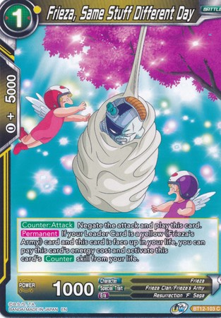 Frieza, Same Stuff Different Day [BT12-103]