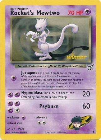 Rocket's Mewtwo (Best of Game) (8) [Jumbo Cards]
