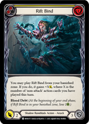 Rift Bind (Yellow) [MON175-RF] 1st Edition Rainbow Foil