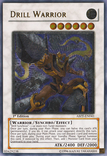 yugioh drill warrior deck Yu-Gi-Oh! - (DP10-EN018) - Duelist Pack 10: Yusei Fudo 3-1st Edition Quickdraw Dandy Warrior Deck Profile