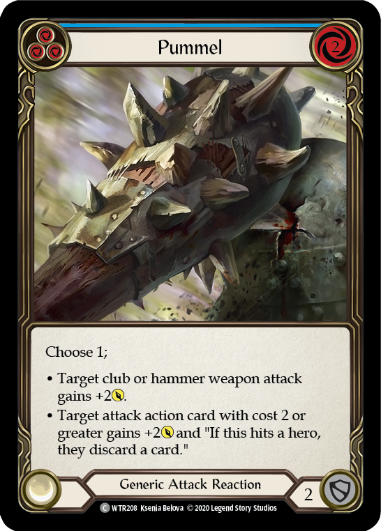 Pummel (Blue) [U-WTR208] Unlimited Rainbow Foil
