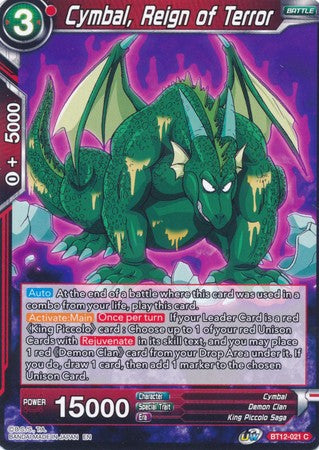 Cymbal, Reign of Terror [BT12-021]