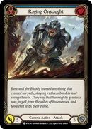 Raging Onslaught (Blue) [U-WTR190] Unlimited Rainbow Foil